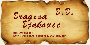 Dragiša Đaković vizit kartica